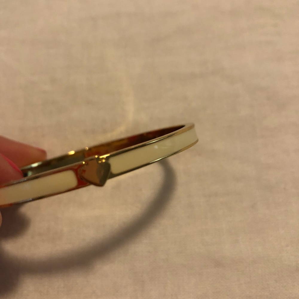 Kate spade white and gold bracelet